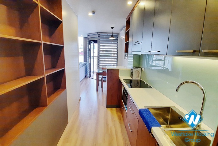 New one-bedroom apartment for rent near Vincom Ba Trieu